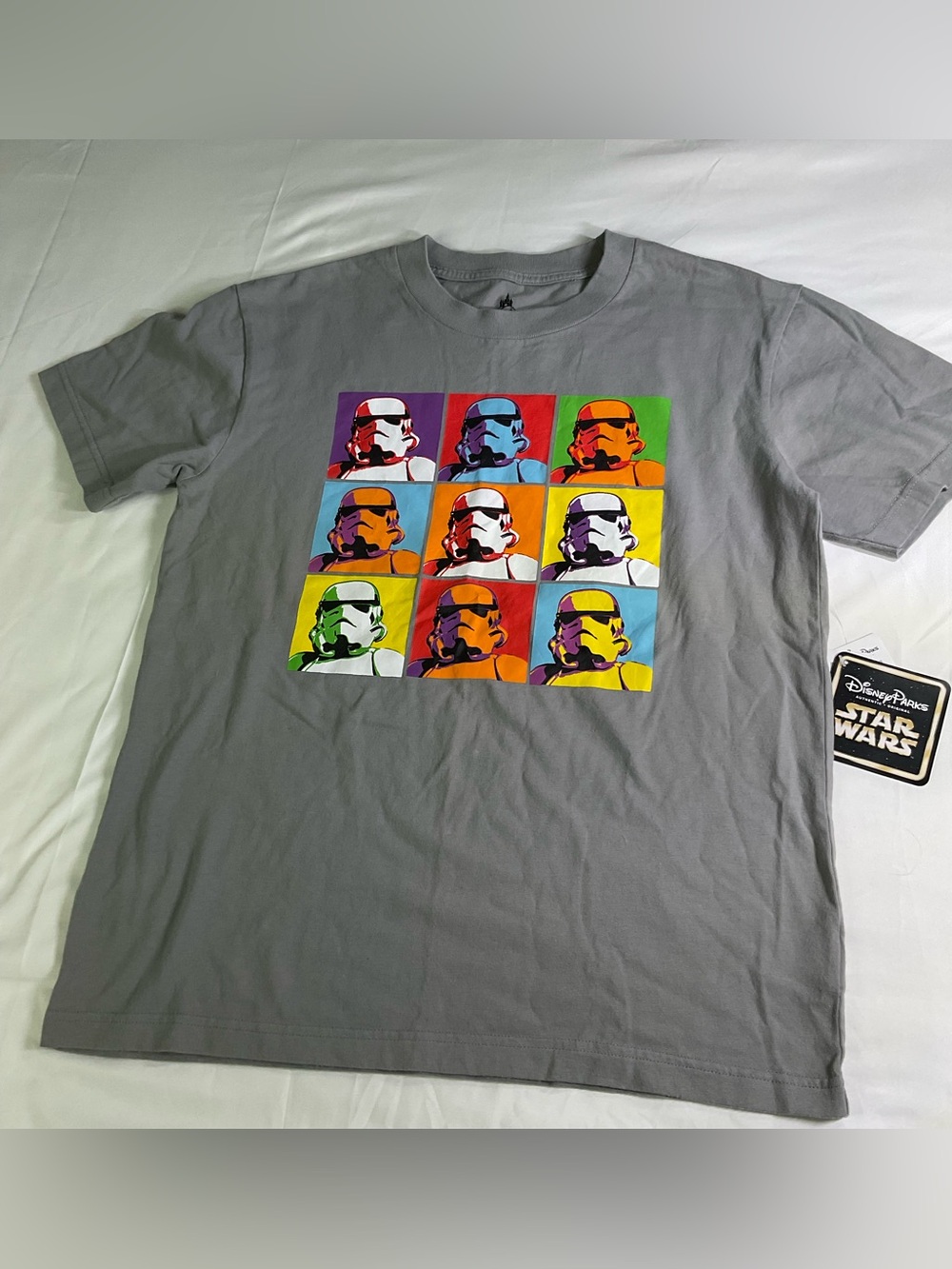 Disney Parks China Star Wars Stormtrooper Pop Art Graphic Tee NWT size S T-shirt